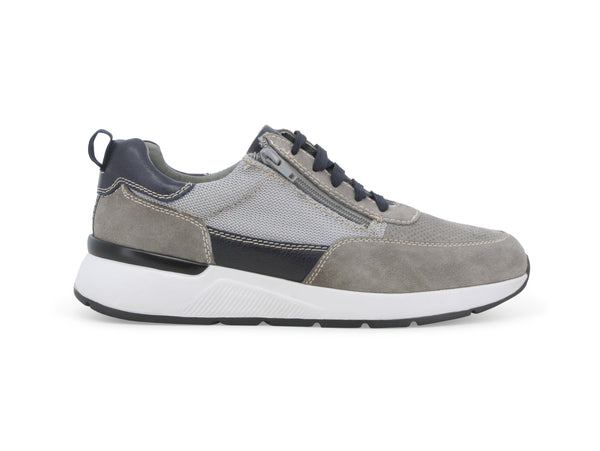 Melluso Uomo Scarpe Basse Casual Sportive Tomaia Multi Grigio U55267Z-248410